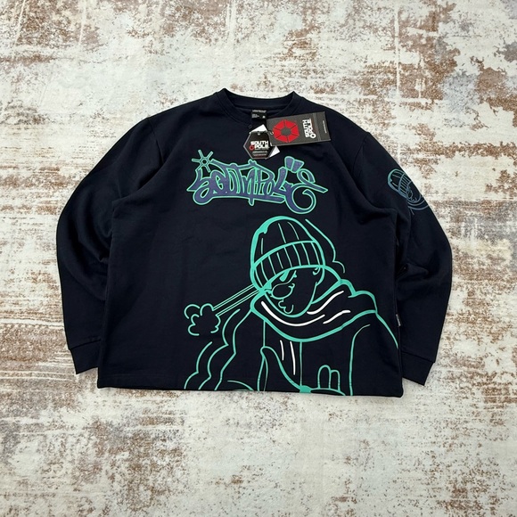 (NEW ) Y2K South Pole Black Sweatshirt size M/XL